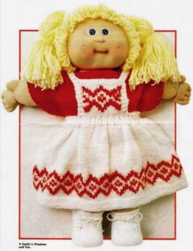 Knitting patterns for cabbage patch dolls clothes
